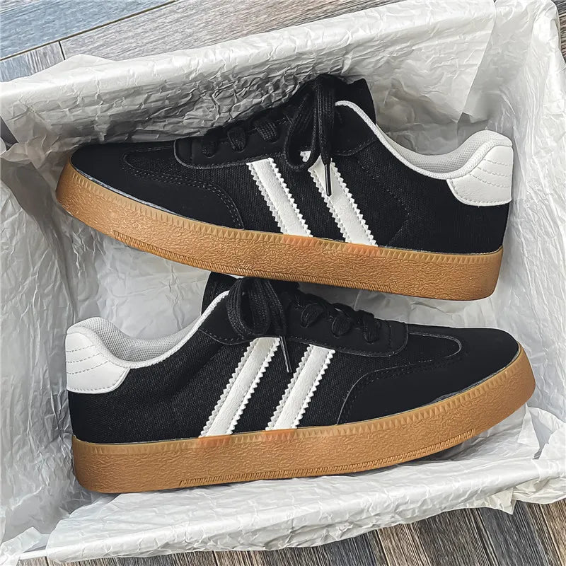 Zapatillas Casuales Retro para Hombre – Ligeras, Transpirables, con Cordones