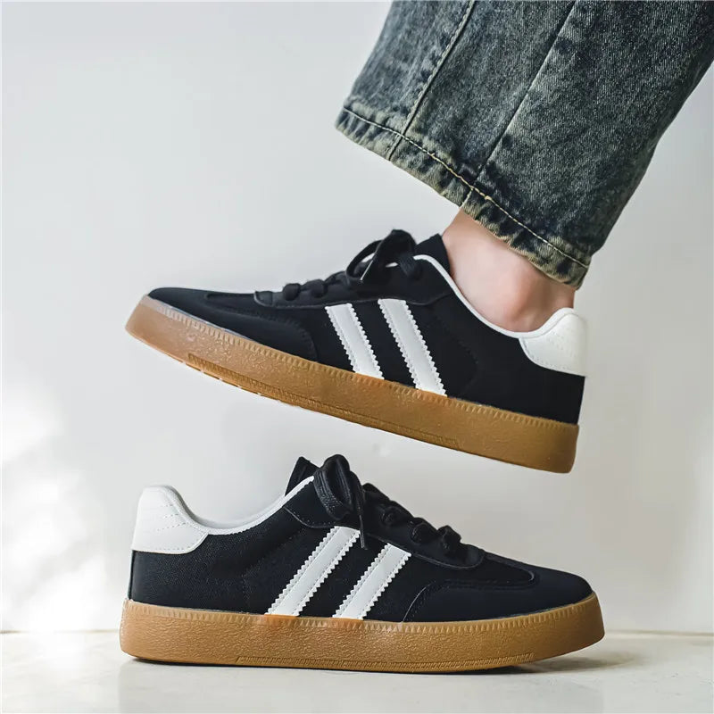 Zapatillas Casuales Retro para Hombre – Ligeras, Transpirables, con Cordones