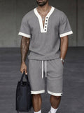 Conjunto Athleisure Moderno con Ribete en Contraste