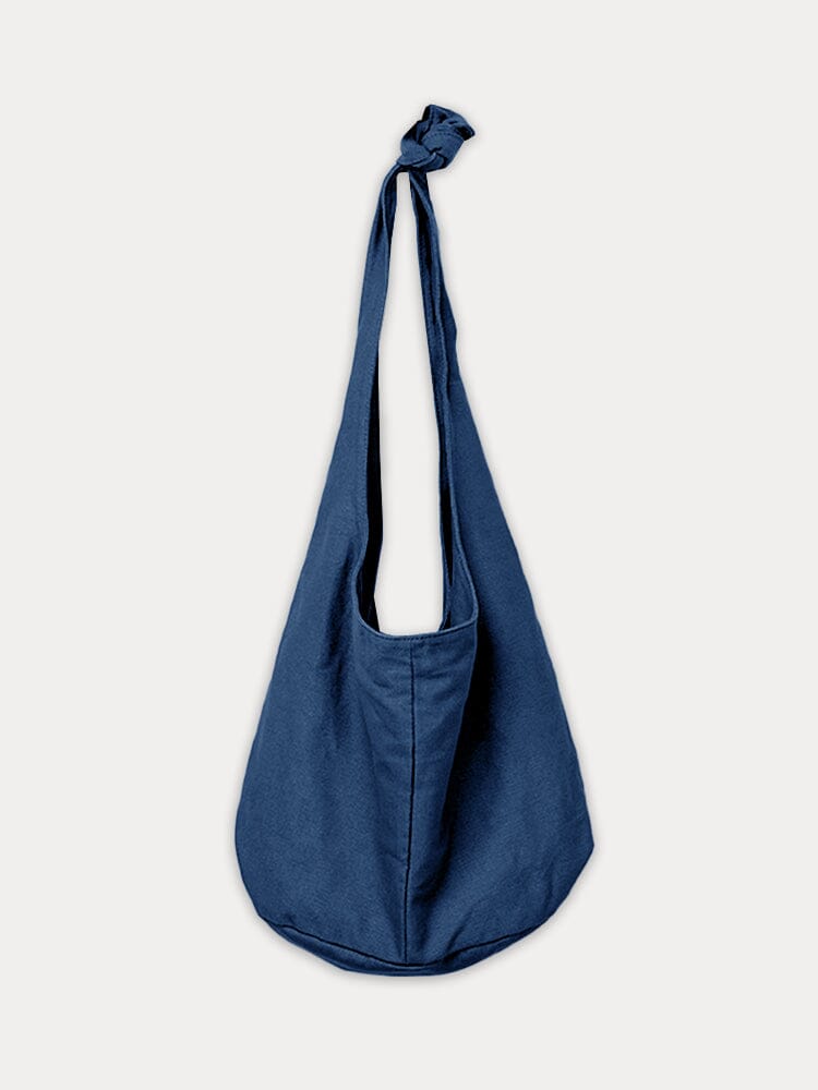 Bolso de Hombro de Lona Simple y Resistente