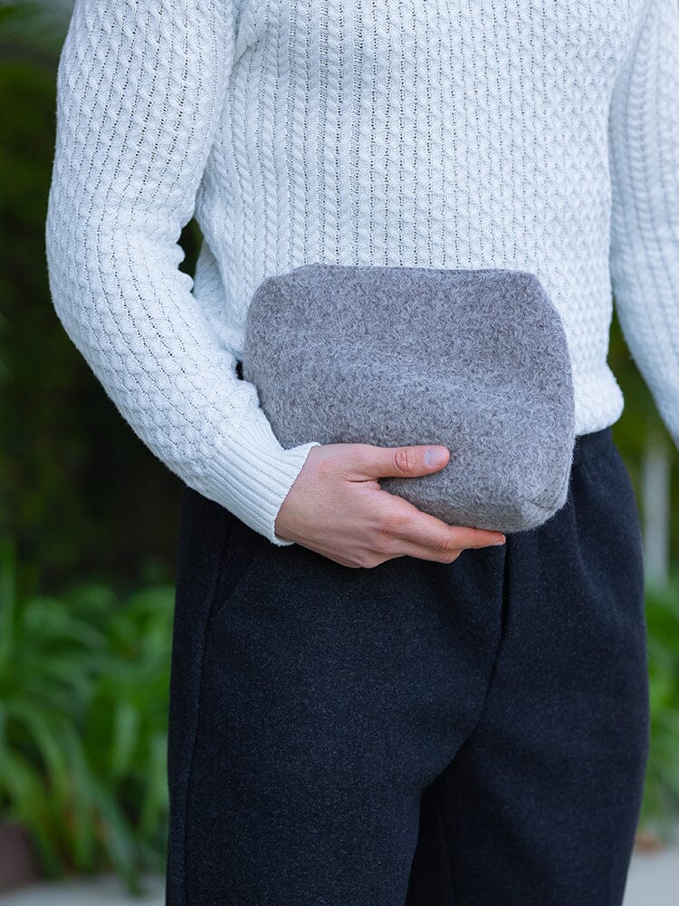 Bolso de Hombro de Lona Tweed Suave