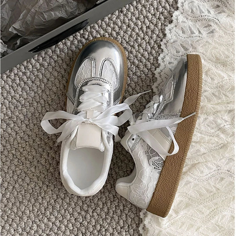 Zapatillas Deportivas Mujer – Malla Transpirable, Suela Antideslizante y Cordones