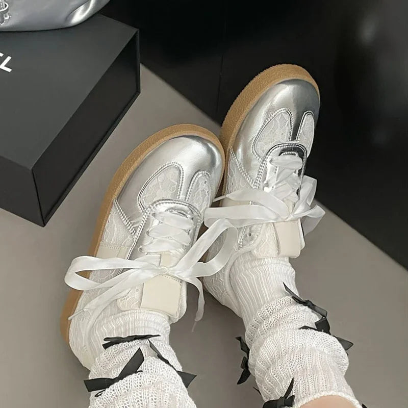 Zapatillas Deportivas Mujer – Malla Transpirable, Suela Antideslizante y Cordones