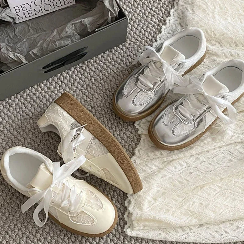 Zapatillas Deportivas Mujer – Malla Transpirable, Suela Antideslizante y Cordones