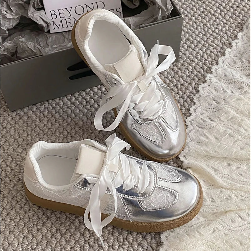 Zapatillas Deportivas Mujer – Malla Transpirable, Suela Antideslizante y Cordones